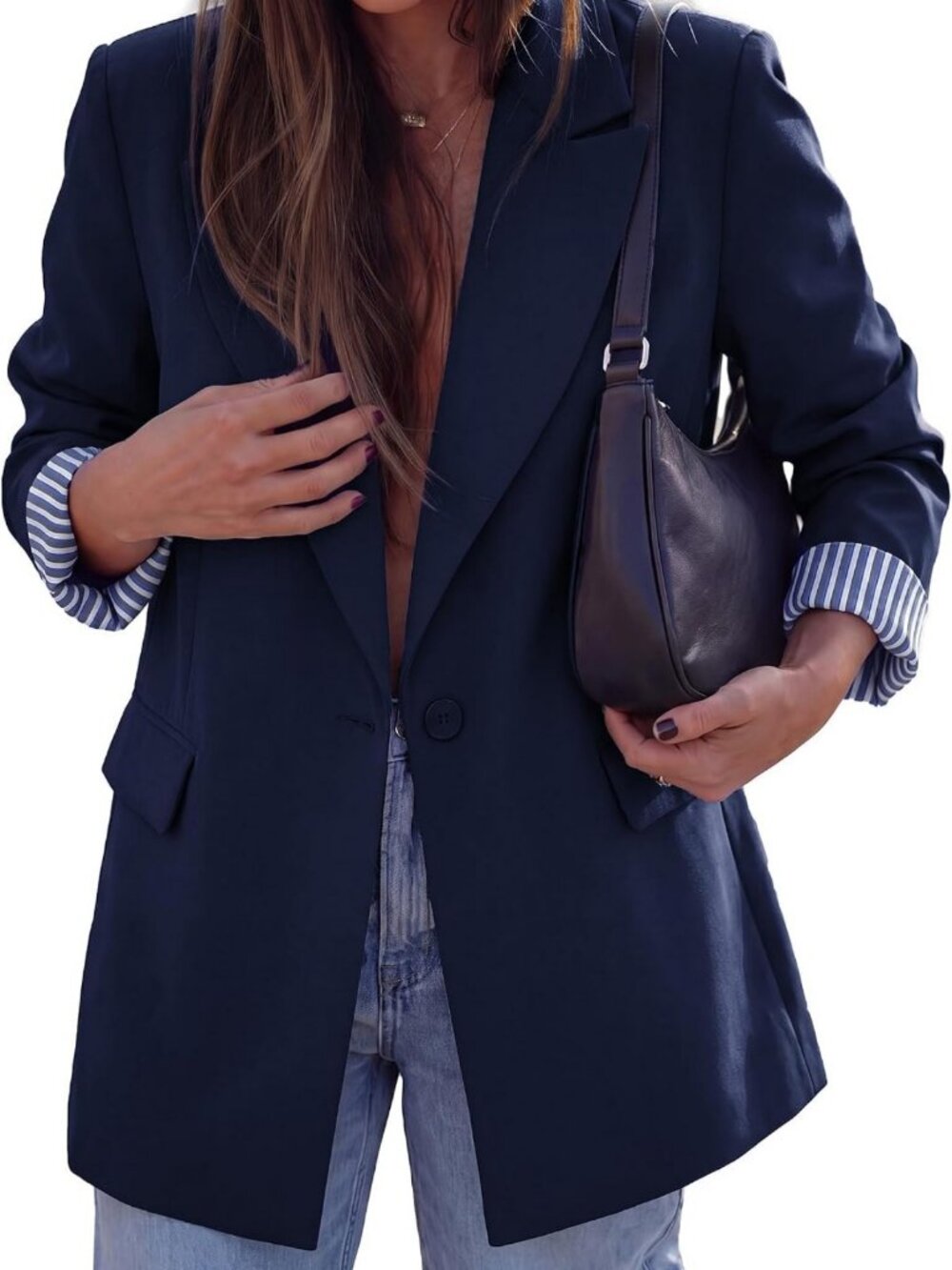 Chic Women's Blazer - Business Casual Fall Jacket, Stylish Office Wear 2026